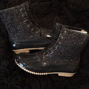 Glitter Rain Boots